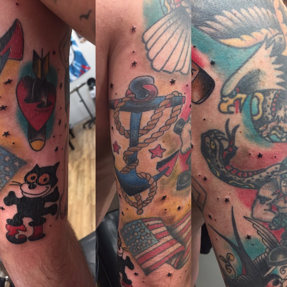 jphladky's tweet photo. Got the half sleeve finished up today. https://t.co/Bm3wNwtHuO