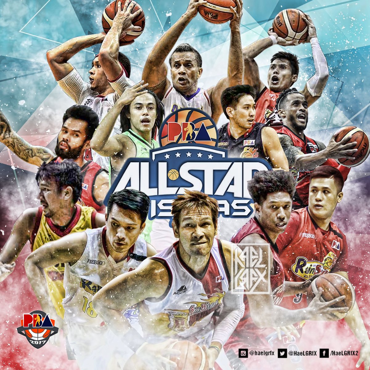 Visayas All Stars #PBAAllStars #PBAFanArt #Cebu #WeArePBA #Artwork #Posterizes #PBA2017