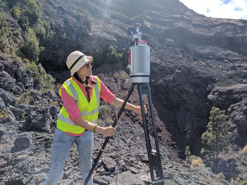 NASA BASALT mapping with LiDAR Kilauea Iki
