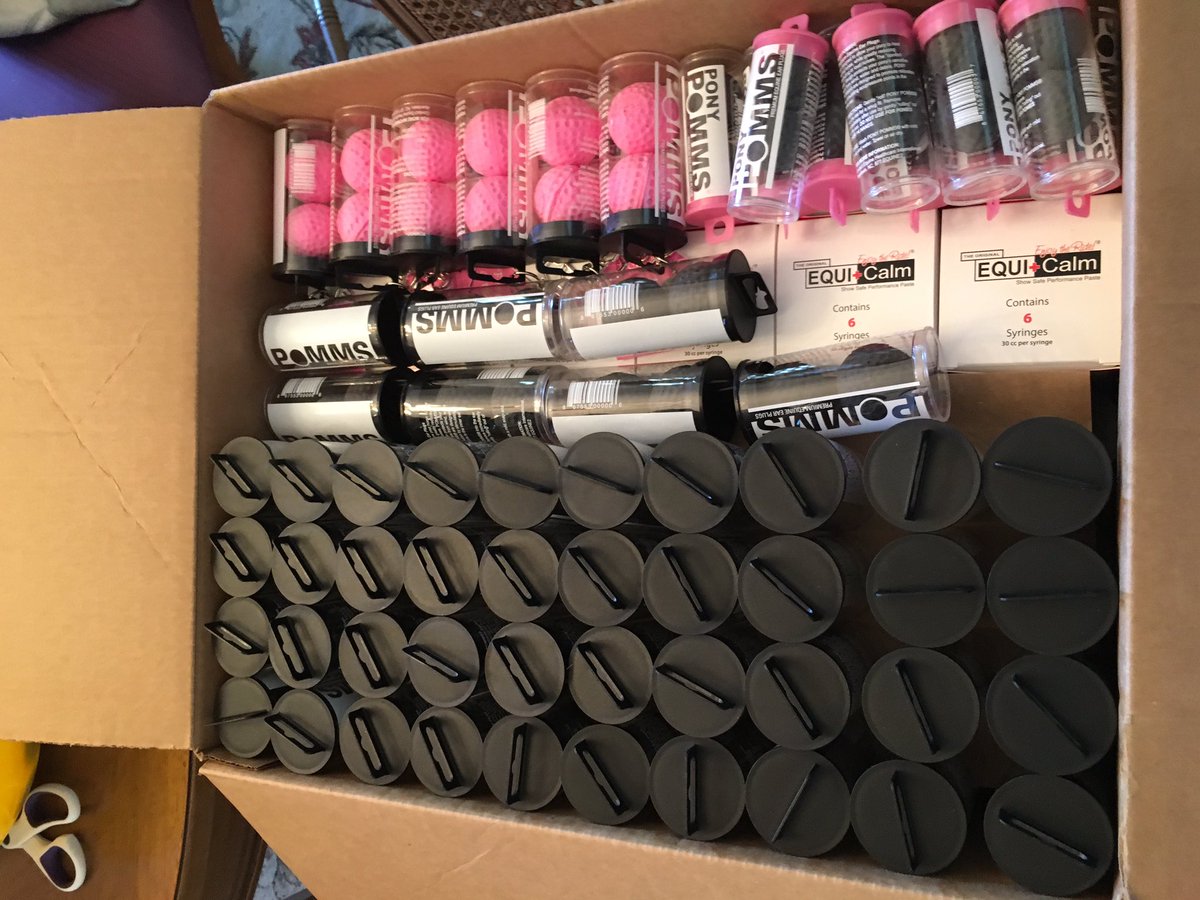 EHI_US's tweet photo. Thousands of POMMS premium Equine Earplugs on their way around the world! #1 Selling Equine Earplug WorldWide 🌎! Woot Woot https://t.co/EO9UVMRLks