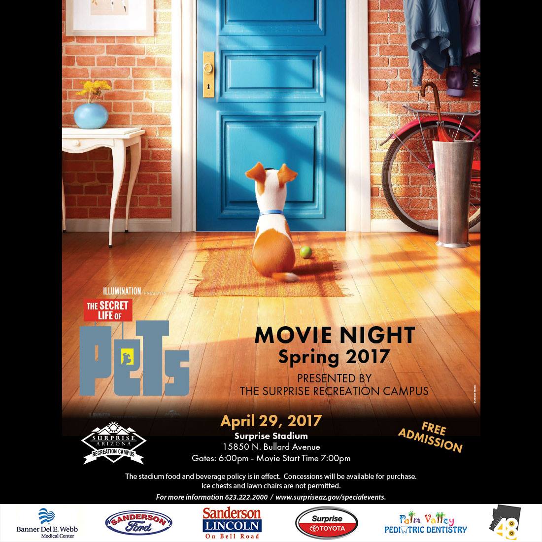 City Of Surprise On Twitter Movie Night At Surprise Stadium