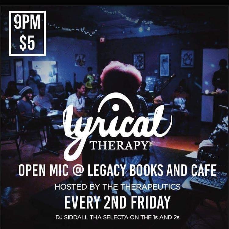 Come chill with us tonight at Lyrical Therapy! I'll bring the good music vibes. #PowerUpOnEm