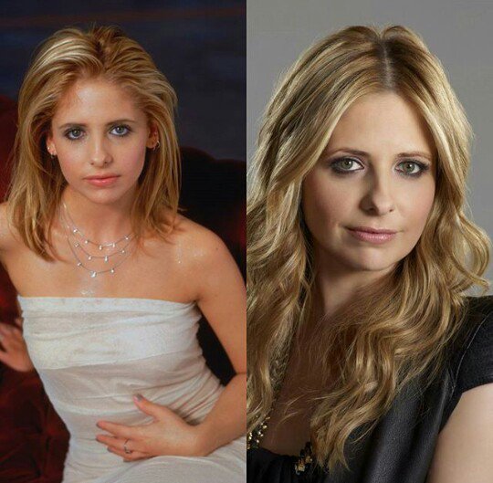 So honored to share a birthday with this badass slayer. Happy birthday Sarah Michelle Gellar! 