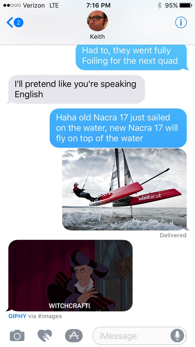 When you are describing foiling to your brother(nonsailor) @vapianist and he comes back with the most epic #meme #bestcomeback #nailedit