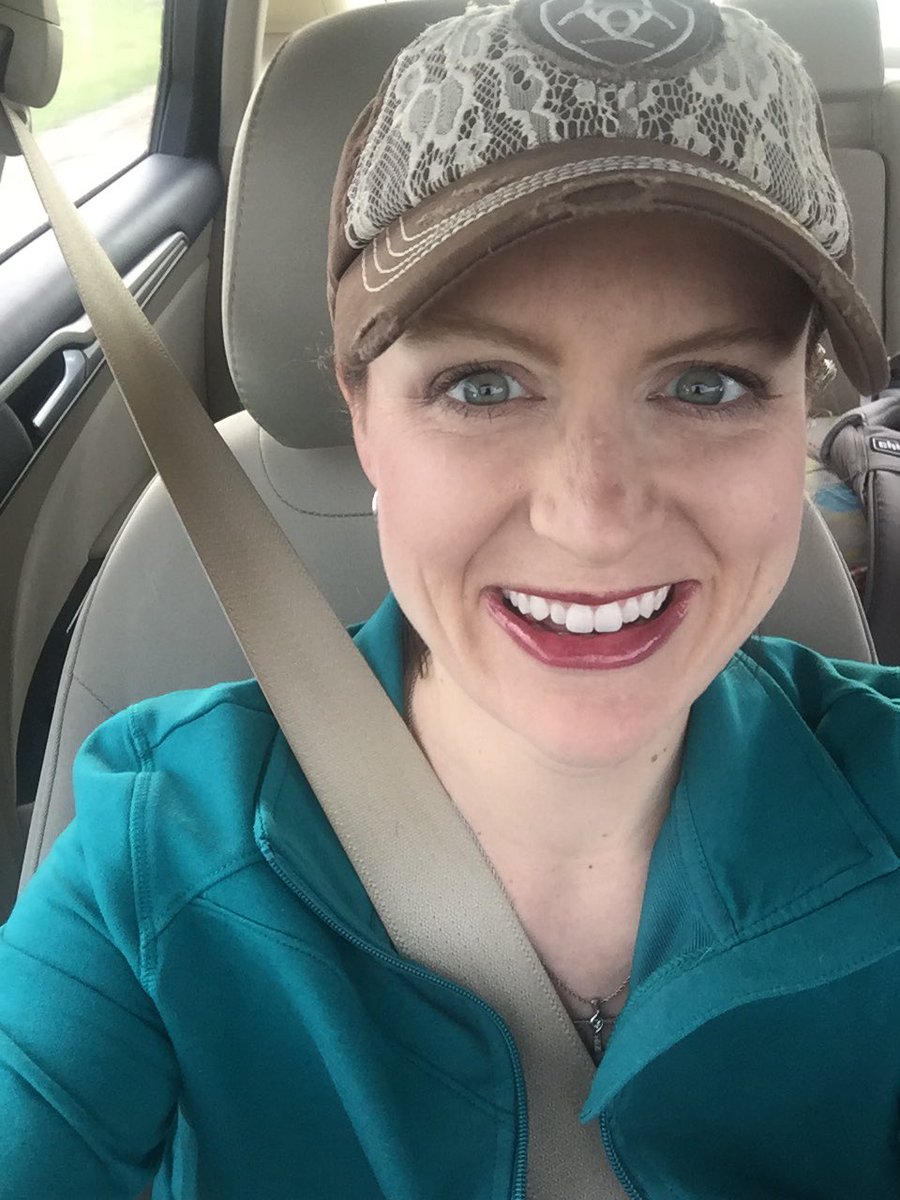 #Momlife is preparing me for the upcoming #rodeo season. Just slap on too much makeup and go! #nosleep #rodeolife #barrelracerprobs