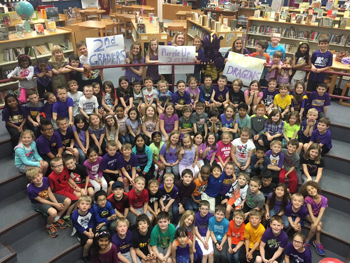 SClausenGrade2's tweet photo. #purpleup for #military #youth! 👀closely and find the dragon! 🐉💜💜#johnstonlearns @JCSD_WAE https://t.co/steSZe7G0t