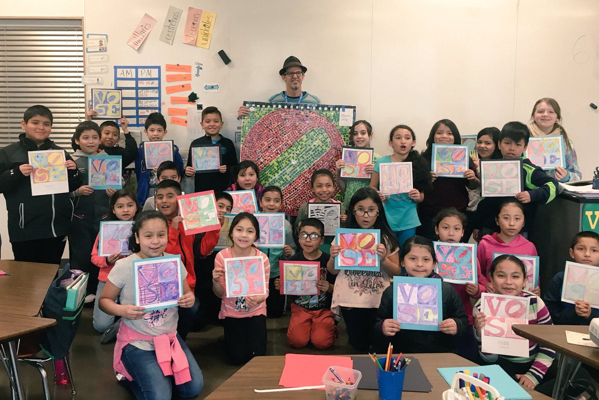 Collaborative Mosaic Art by Vose students! ¡Somos artistas! <a href="/brodyarts/">Mark Brody</a> <a href="/Vose_BSD/">Vose Elementary</a> <a href="/directoragalvan/">Veronica Galvan</a> <a href="/melissa_holz/">Melissa Holz</a>