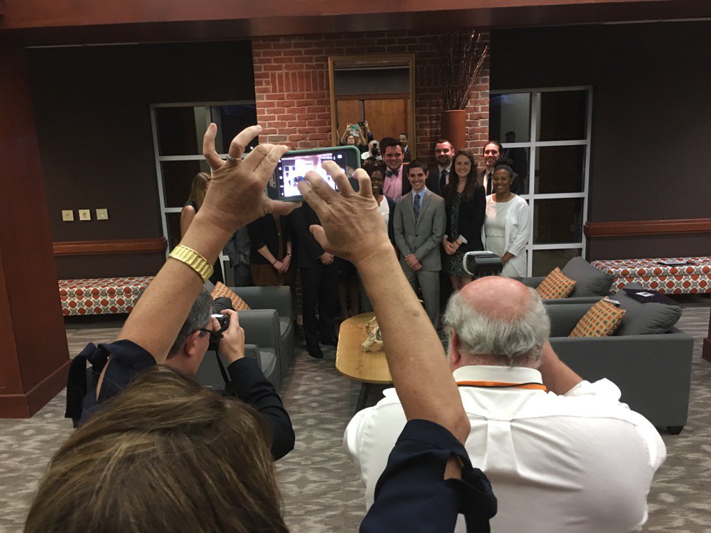 PaulAlongi75's tweet photo. Everyone wants a photo of our #TopStudents2017 #Clemson https://t.co/3S70RFYbGq