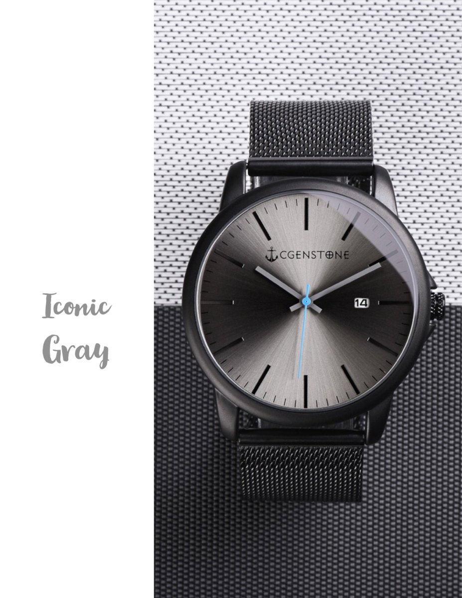 cgenstone's tweet photo. Iconic Gray Watch - Shop Now →  https://t.co/dxwYI0JN1E  #MenWatches #Menfashion #watches #Timepieces #Wristwatches #Cgenstone https://t.co/h4R5SgJvc5
