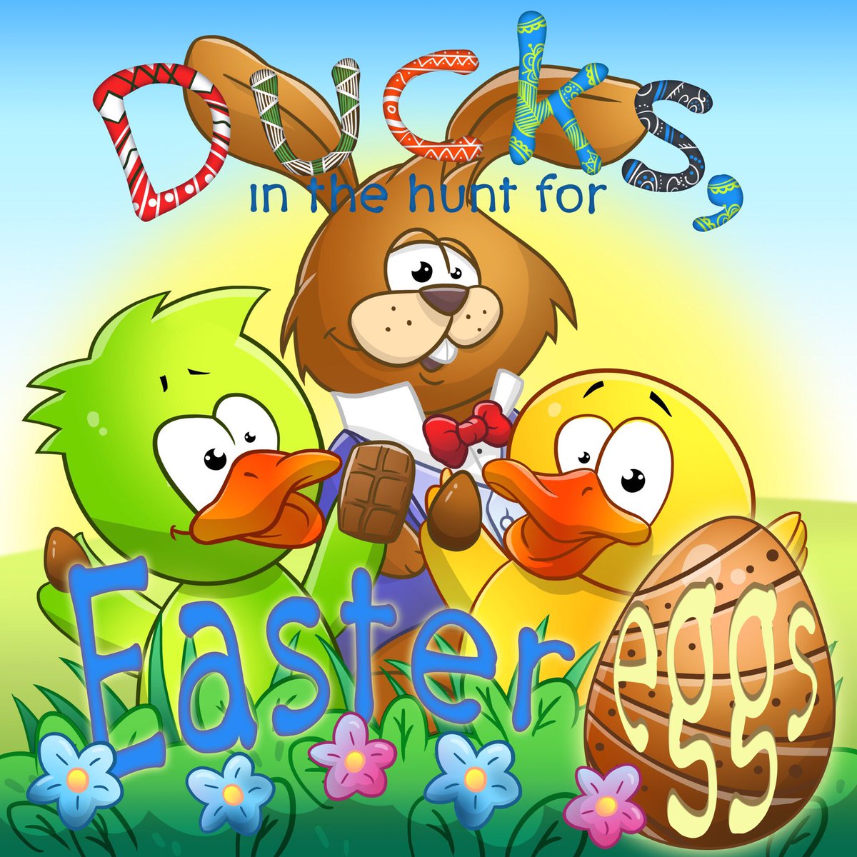 MishKadaco's tweet photo. You thought we forget about easter? Wrong. 🐇🍫🎉❤️😜#Easter #DucksEaster  #Chocolate https://t.co/HvYgwbHeTy