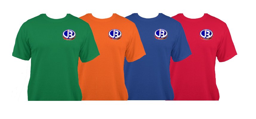 JB DYED 
MEN T-SHIRT
WITH LOGO
AVAILABLE IN ALL SIZES