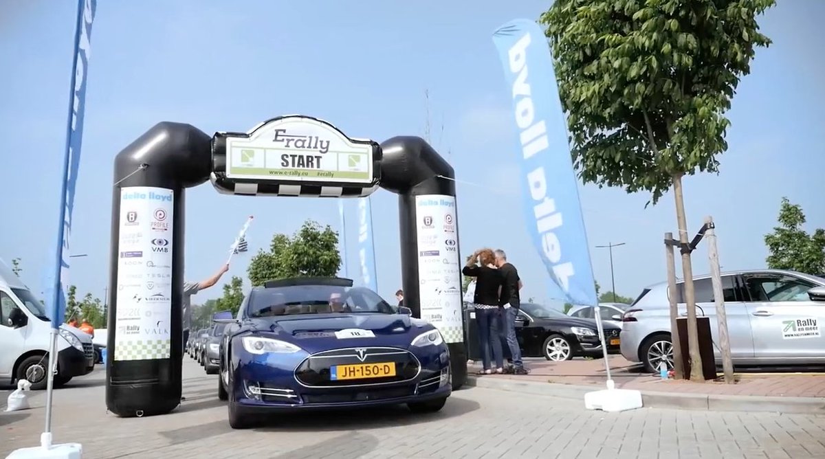 Heb jij een elektrische auto? Rijd dan mee in de @Erallyeu en draag bij aan onze projecten! bit.ly/E-rally #Justdiggit