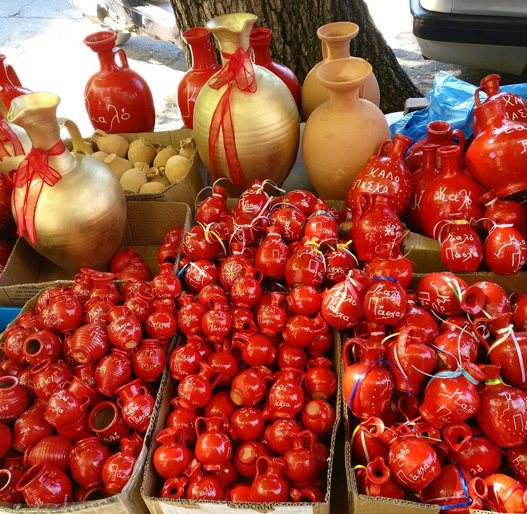 Tysntny's tweet photo. All set for #Easter celebrations in #Corfu. #ilovecorfu #kalopasxa #botides #protianastasi #red #xroniapolla… https://t.co/yWEshhU7jL https://t.co/w1zsv5ge0z