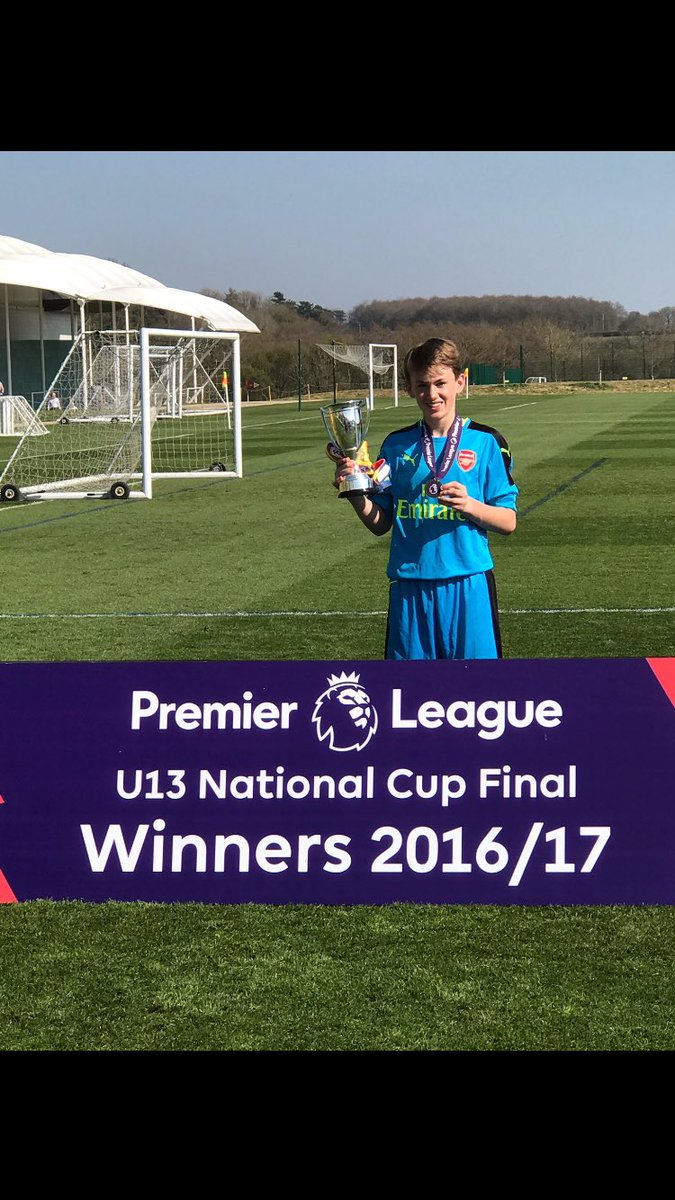 It's been a busy Easter for Remy (yr8). Congratulations on your tournament win! arsenal.com/news/news-arch…