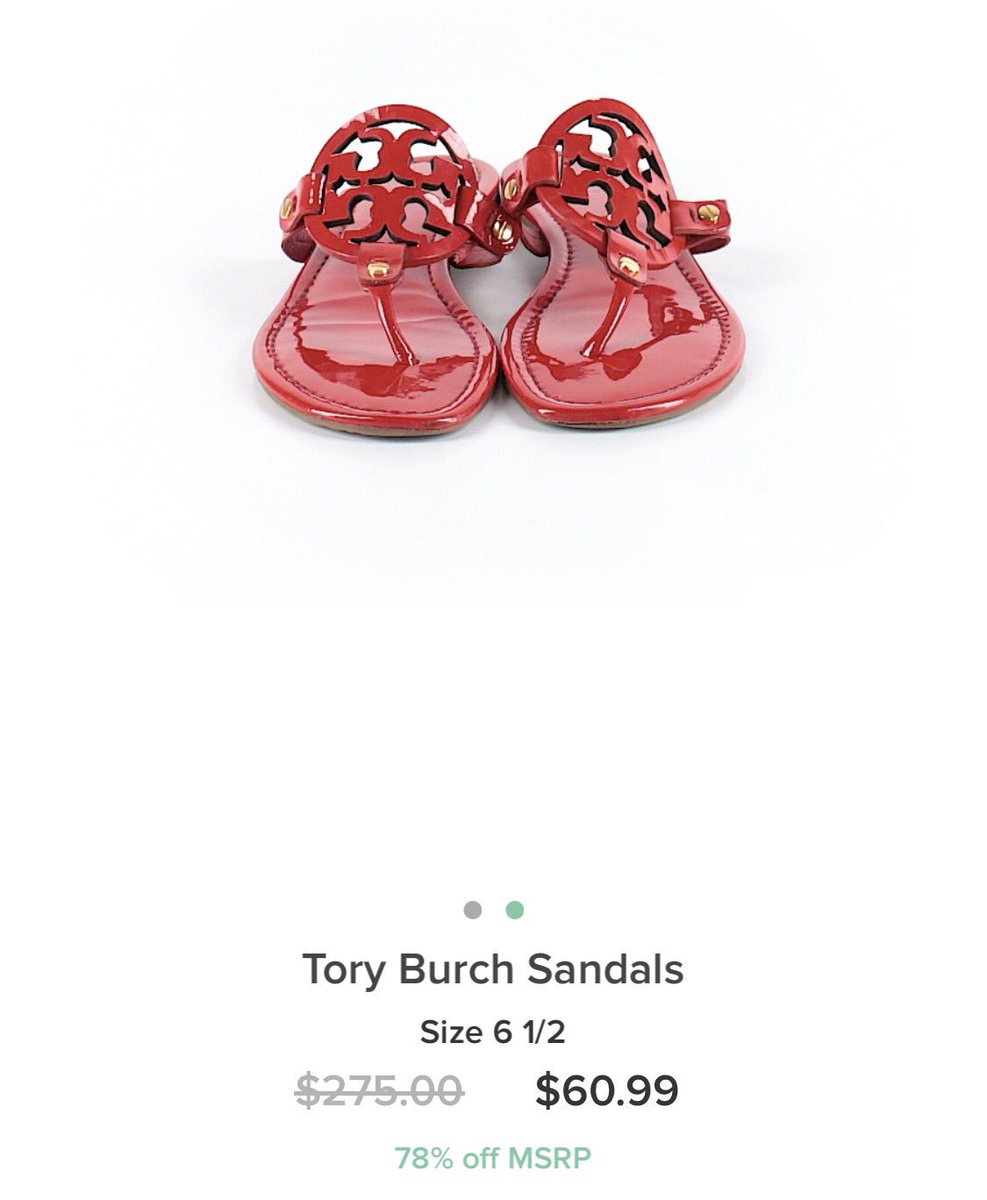 Got these #toryburch millers for a steal at Thredup! Use my referral link for $10 off:
thredup.com/r/X6FSJ4

#coupon #Couponcommunity