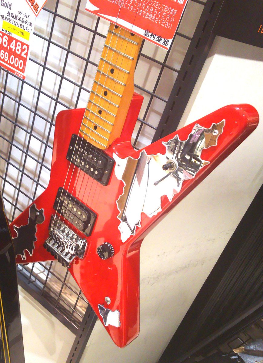 Twitter पर 島村楽器 名古屋パルコ店 最近お客様の注文でバンドリモデルギターのご注文が多いな ってコトで 店内中古品にもあるんやで Espのランダムスター 可愛らしいアニメ に登場するとは思えないｺﾞﾘｯｺﾞﾘのヘヴィメタルサウンドなんですよ グレートですよ