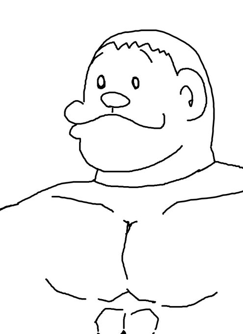 ジャイアン描くの上手くなりました。 