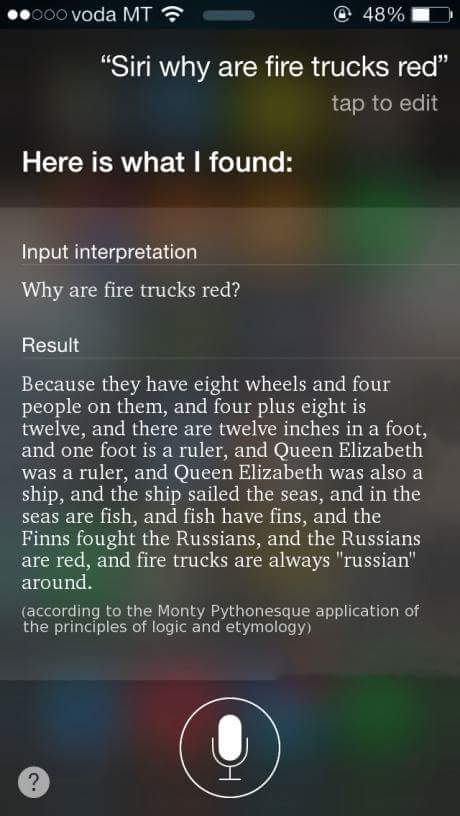 Why are fire trucks red?