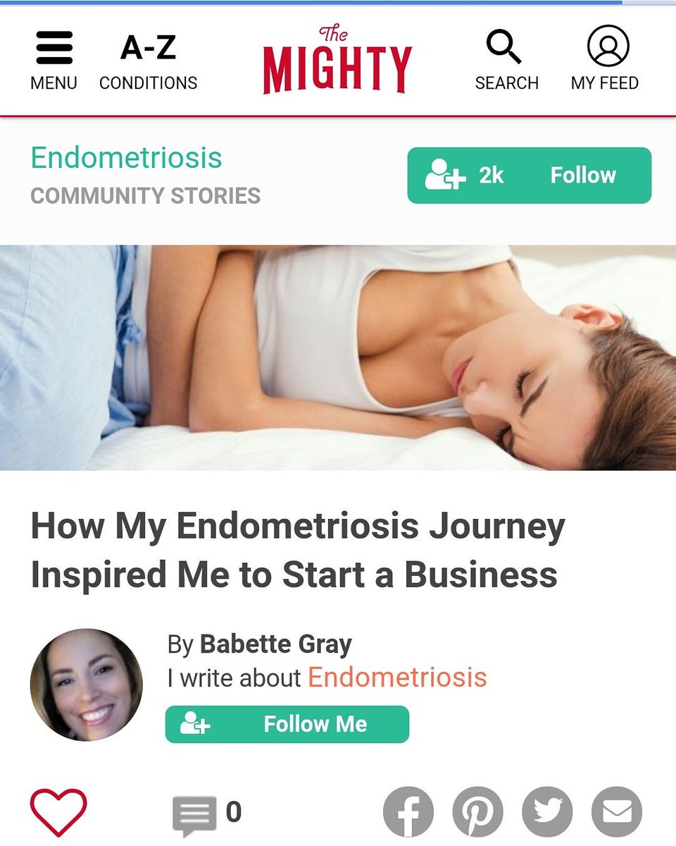Super excited to share my story to others who suffer from Endometriosis. #endometriosis #pelvic pain #ENDO2017