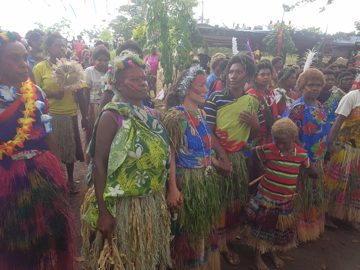 AndrewNapuat's tweet photo. This is what happened today, truly historical for two exparts to wed in the full traditional way, as the locals dance to the ocassion https://t.co/fMXE6INcFm