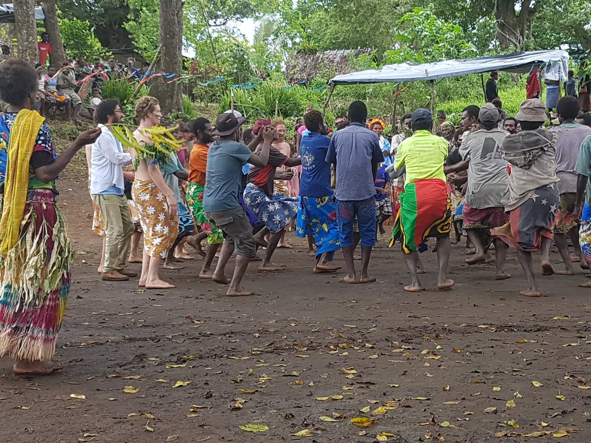 AndrewNapuat's tweet photo. This is what happened today, truly historical for two exparts to wed in the full traditional way, as the locals dance to the ocassion https://t.co/fMXE6INcFm