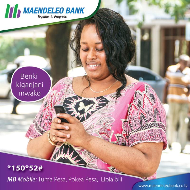 maendeleobank's tweet photo. @maendeleobank inakupa uwezo wa kufanya huduma zote za kifedha kupitia simu yako ya mkononi #TogetherinProgress https://t.co/wIV6sRbeBM