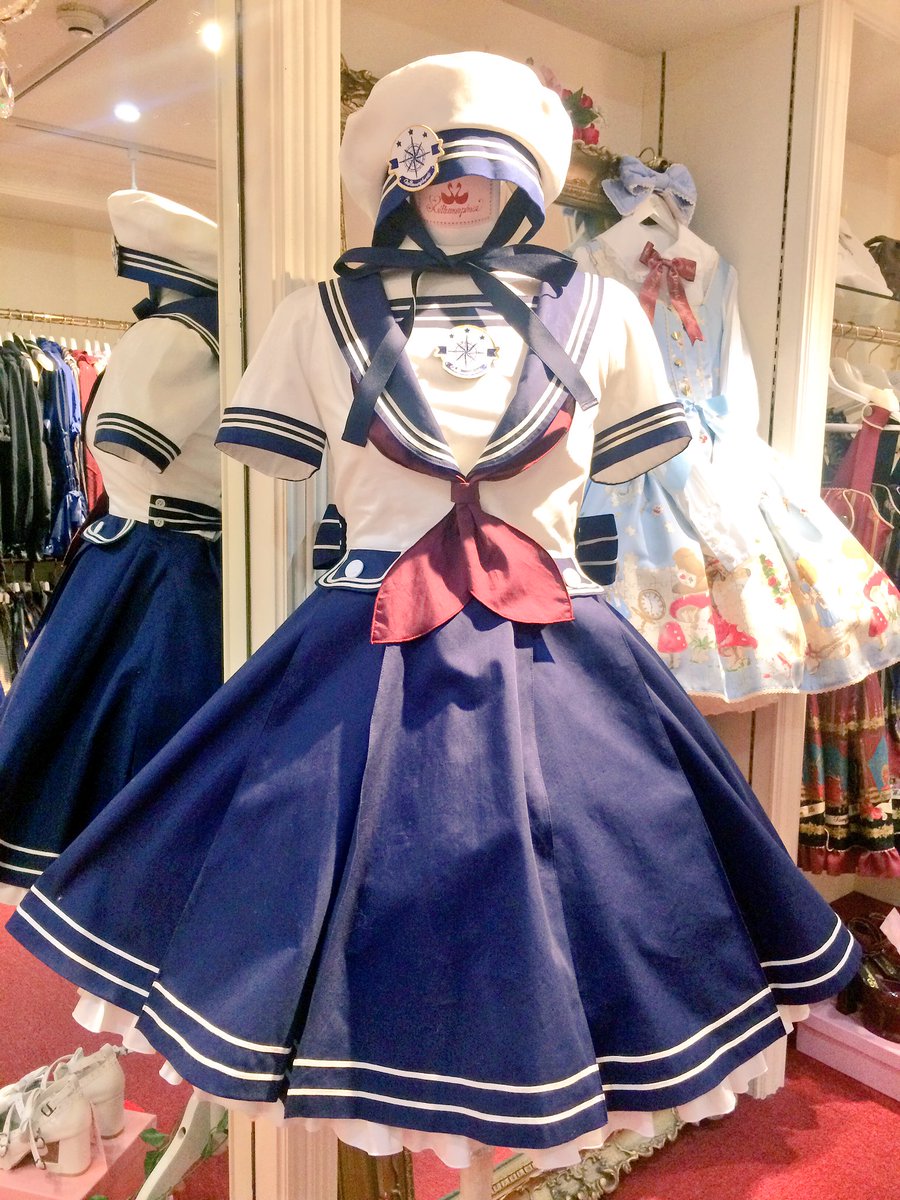 本日のおすすめコーデ♡】 本日入荷！！セーラーベレー帽と相性抜群の