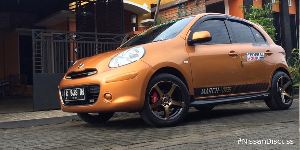 NissanID's tweet photo. Modif street racing atau elegan, #Nissan #March bisa menyesuaikan gaya Anda. Apa gaya modif yang Anda suka? #NissanDiscuss https://t.co/iYWQ3FA0Jx