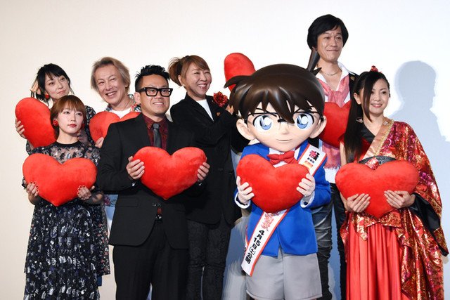 comic_natalie's tweet image. 平次に惚れたらアカンよ！劇場版「名探偵コナン」初日、倉木麻衣のライブも natalie.mu/comic/news/228… #conan_movie