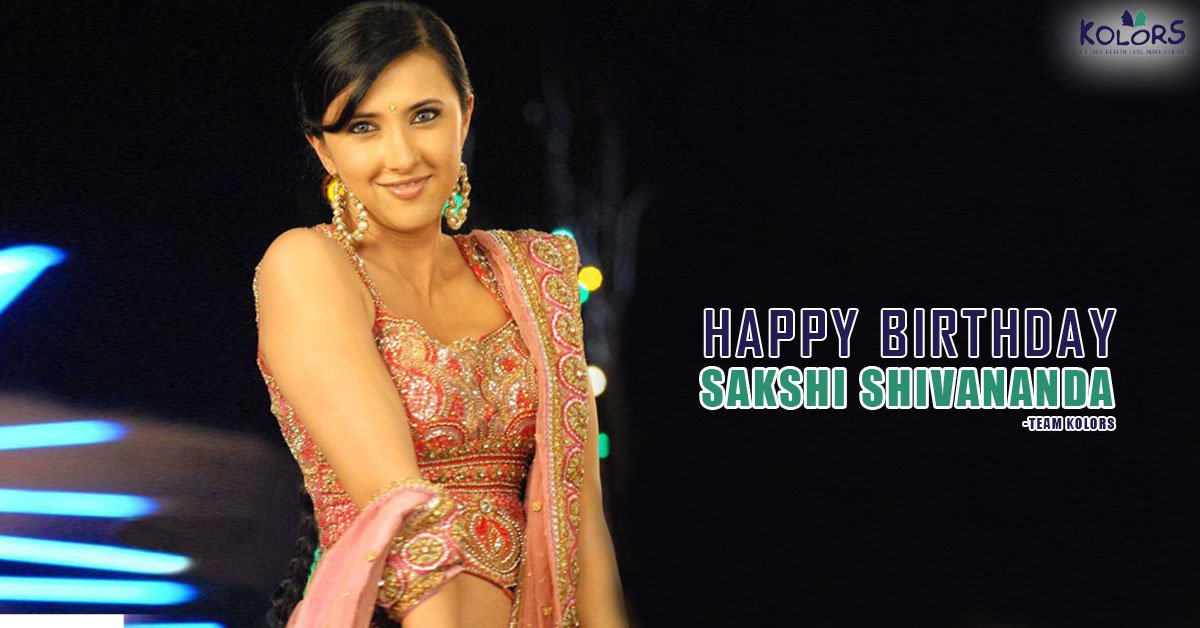 Team Kolors Wishes Sakshi Shivananda A Very Happy Birthday.
Sakshi Shivanand   