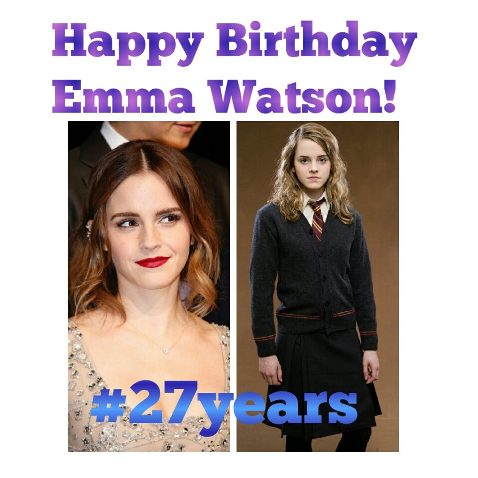 Happy Birthday Emma Watson!       