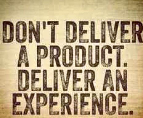 Don't just deliver a product.. deliver an experience. Customers usually remember how they were made to feel. 👍#customerexperience