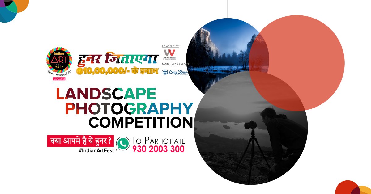 iafindore's tweet photo. 11-July Ko Hai... Landscape Photography Ke HunarBaazon Ki Jang!
#IndianArtFest Season2 @VirtualVoyageIn
Register - https://t.co/COziaDQ98s https://t.co/TOMyod0pT7