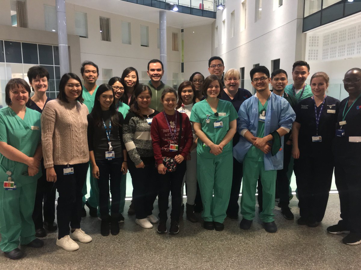 NHSBartsHealth's tweet photo. A very warm welcome to our new nurses from the Philippines who are joining the team at St Bartholomew's! #TeamBartsHealth https://t.co/SwpWatdGFC