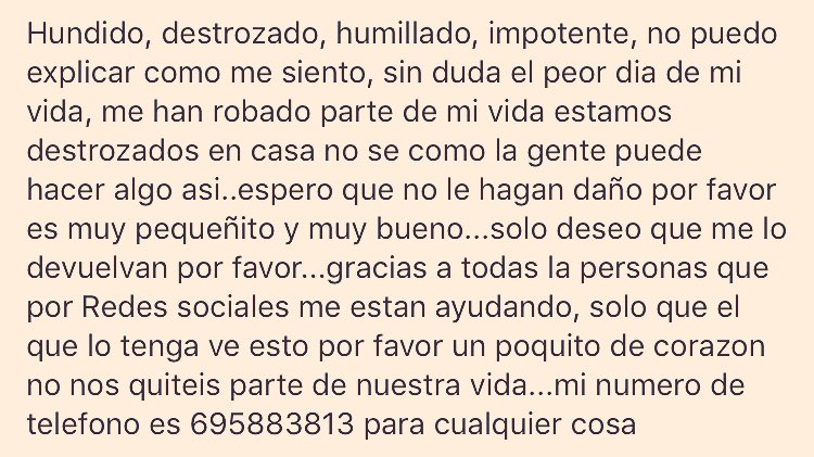 adoptaunavidaMD's tweet photo. TIGGER fue #ROBADO en Talavera de la Reina, es un chihuahua atigrado, os dejamos las palabras de su familia, por favor ¡AYUDA Y DF!😭💔 https://t.co/lI9bw4tOdp