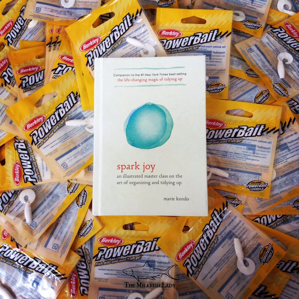 O Xrhsths The Milkfish Lady Sto Twitter Doubling Up On The Spark Joy By Organising Our Fishing Gear Tackle Etc Mariekondo Fishing