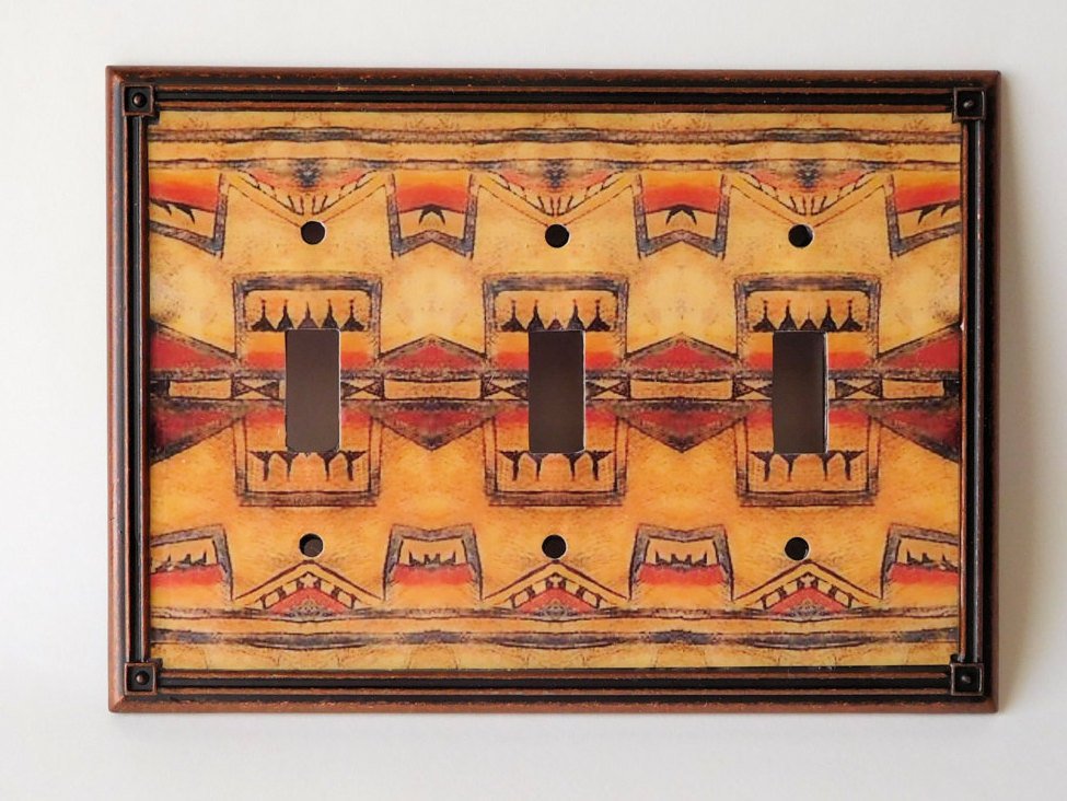 serra_artcraft's tweet photo. Triple Toggle Native American Art Light Switch Cover, Tribal Swit… https://t.co/W2tW0CaKMq #Lighting #ArtLightSwitch https://t.co/Sak3yGcx0N