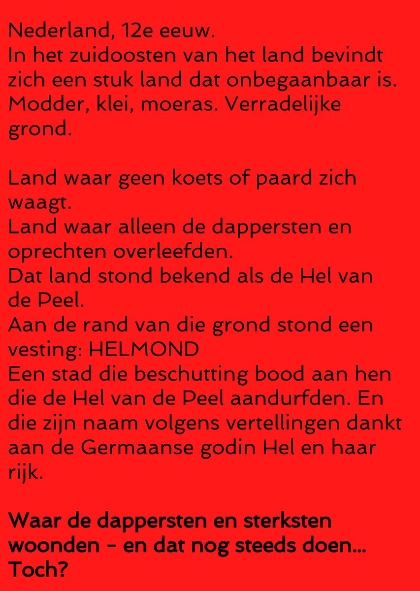 HellRunHelmond's tweet photo. Stukje historie. Het waarom van de #HellRun Dan wil je als รฉchte Helmonder zeker mee doen. https://t.co/3uZUvkgFZx ๐ https://t.co/uOsVl4w0zC