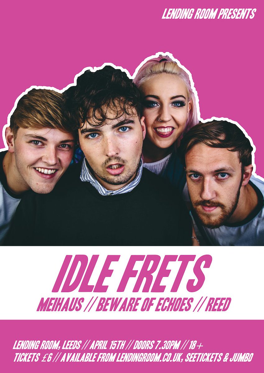 LendingRoomLDS's tweet photo. 🔥Tonight // Tonight 🔥

@Idle_Frets 
@MeihausMusic 
@bewareofechoes 
@reedbanduk 

7:30pm 

🍻💃✌️ https://t.co/6S97bHLZ5y