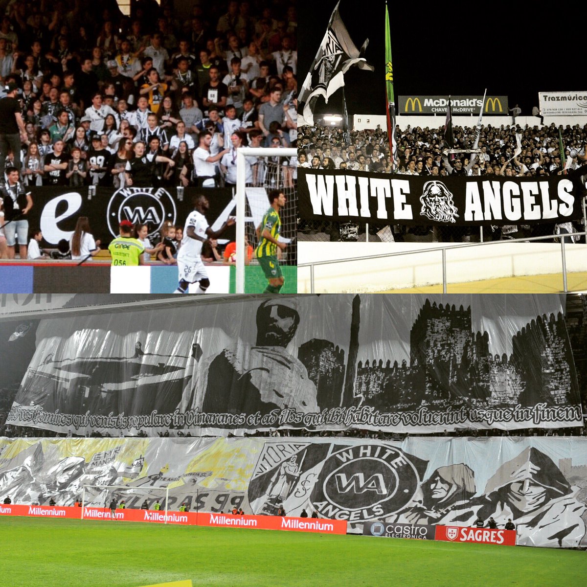Parabéns White Angels! 18 Anos de História 🙌🏻 📢 #QNVNNNVM ⚫️⚪️