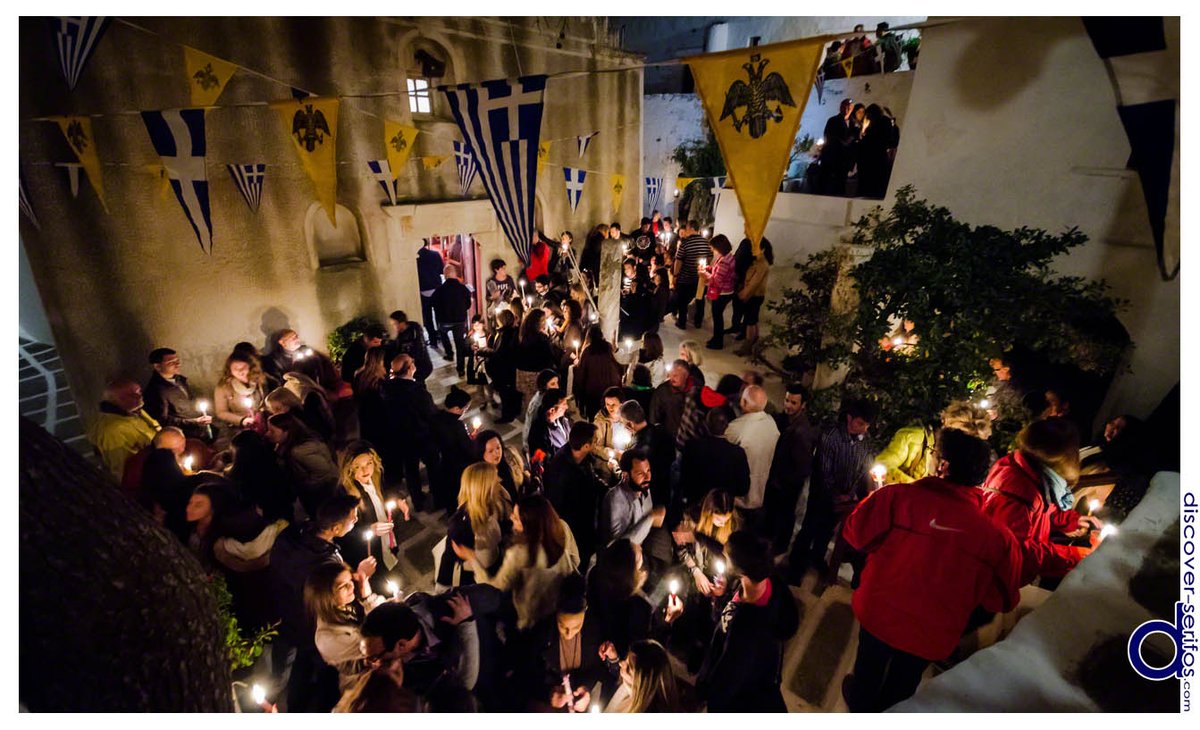DiscoverSerifos's tweet photo. If you want to experience the most traditional celebrations of the Resurrection in #Serifos, make sure you visit the Monastery of Taxiarches https://t.co/QchFCx5RFc