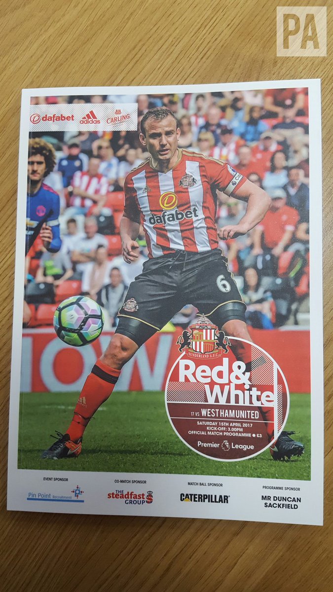 #safc need to see the old Cattermole today - although not the two yellow cards in three minutes one.