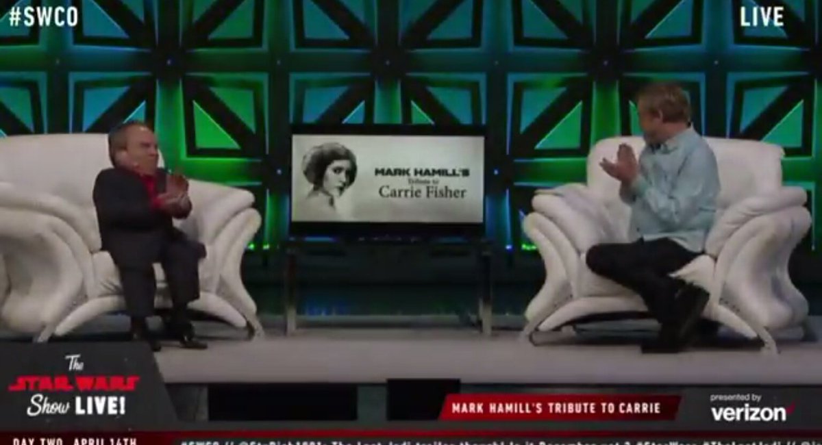 Beautiful and emotional tribute @HamillHimself 😢❤
Thanks for your words and experiences with Carrie💞✨