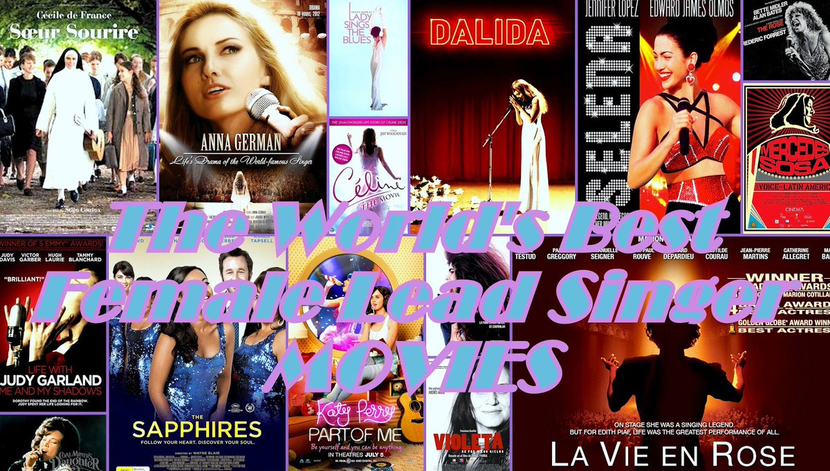 FestivalinLA's tweet photo. 60 World's Best Female Lead Singer Movies #Biopic #WomenSinger #SingerMovies #AfricanSingers #musicals #GRAMMYs https://t.co/t0PFgAnFZ4 https://t.co/QNO8M9jwkH