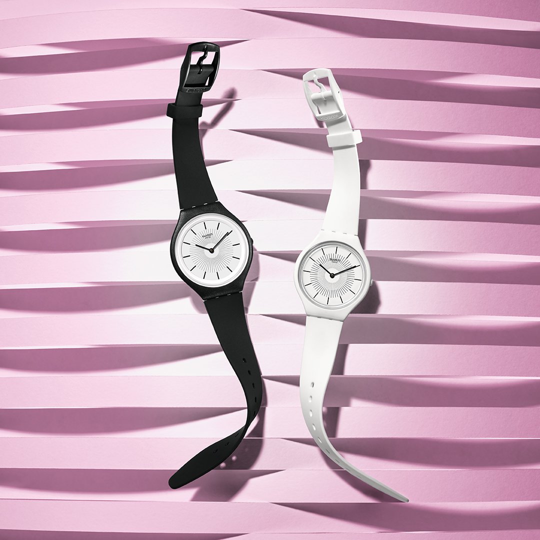 Swatch's tweet photo. Be light. Be flexible. Be remarkable - https://t.co/rxGODhKyUf 
Discover #SwatchSKIN and choose #YOURMOVE now! https://t.co/6CGvdiOP7I