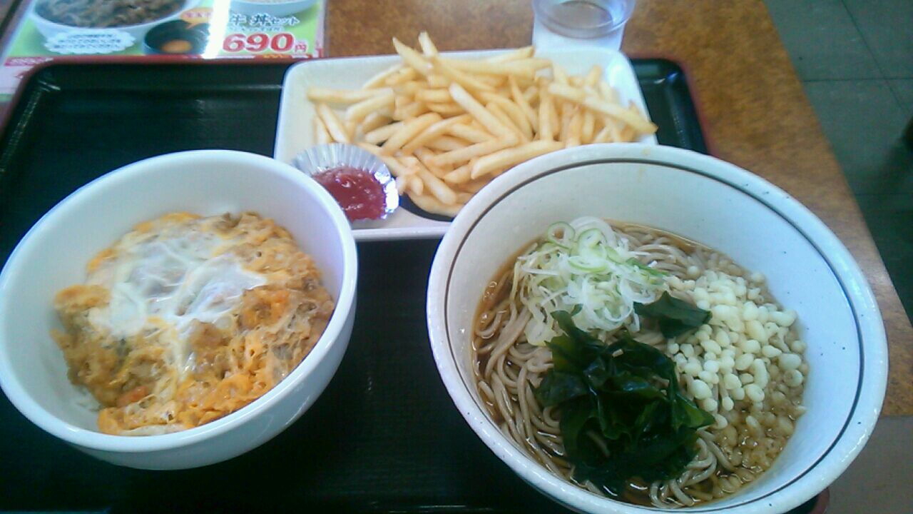 きんどーchan ベレーちゃん En Twitter 病み上がり まだ喉と鼻が完治してないが で木曜朝にパンチ食べて以来の食事は勿論山田うどん ももクロパンチ聴きながら食べるのは最高の治療だな ミニかき揚げ丼セット フライドポテト 美味しゅうご