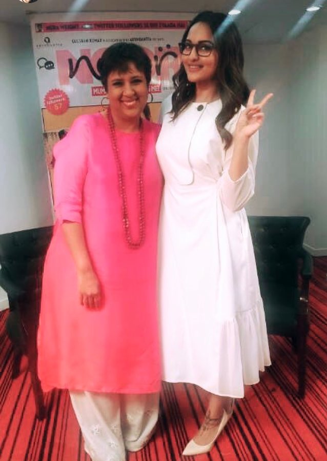BollywoodTale's tweet photo. Barkha Dutt interviews @sonakshisinha for
@NoorTheFilm 😍 https://t.co/CAPa1XMFc5