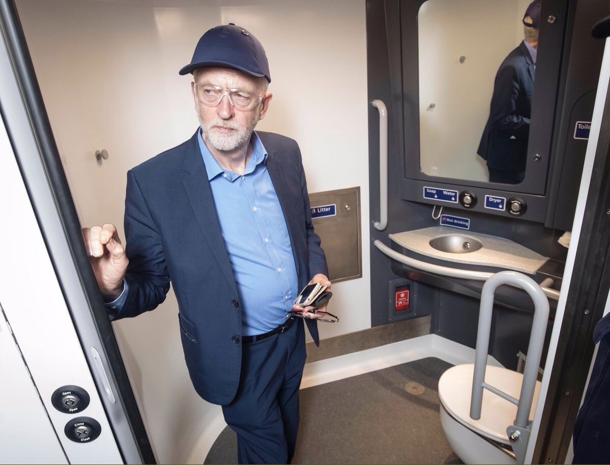 "This chemical toilet is a Saniflow 33. Now this little babe can cope with anything... and I mean anything." 

(Via @clroters)