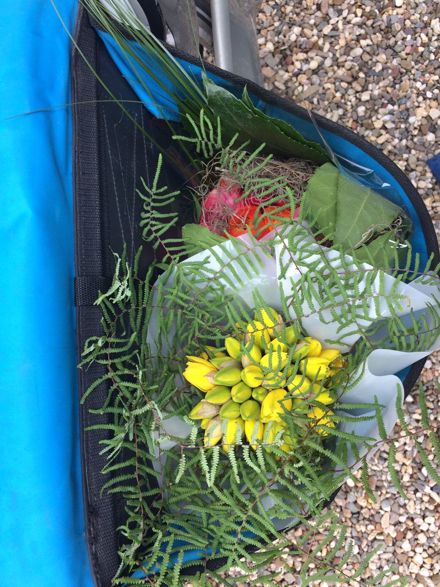 Het is weer gezellig in Zaltbommel. De Bommelero's laten je vergeten dat de zon niet schijnt. En deze vrolijke bloemen ook!