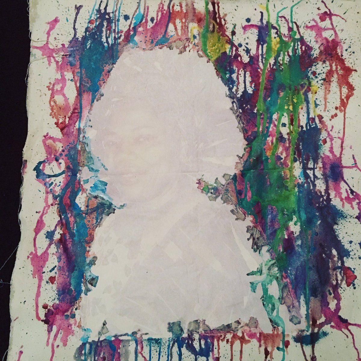 designwithflair's tweet photo. Work in progress #abstractexpressionism #mixedmedia #designwithflair #lovemyjob #cantstopmyself #mymama https://t.co/GJyuV4HC08